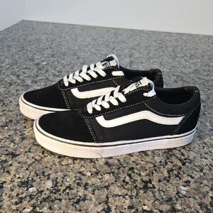 Vans Classic Black and White Skate Shoes